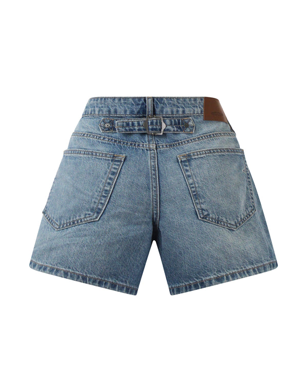 Nicole Denim Barrel Shorts