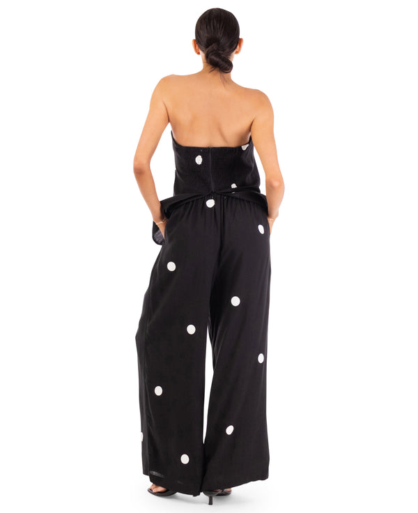 Jenny Polkadot Strapless Top