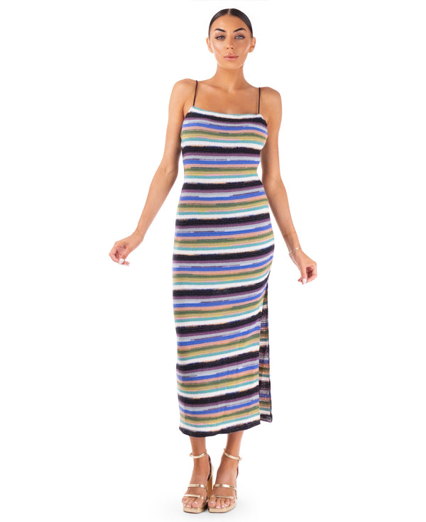 Brianna Striped Maxi Dress