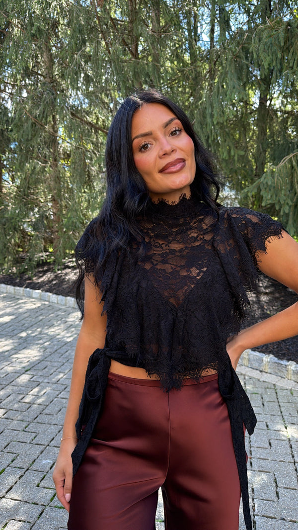 Casey Floral Lace Top