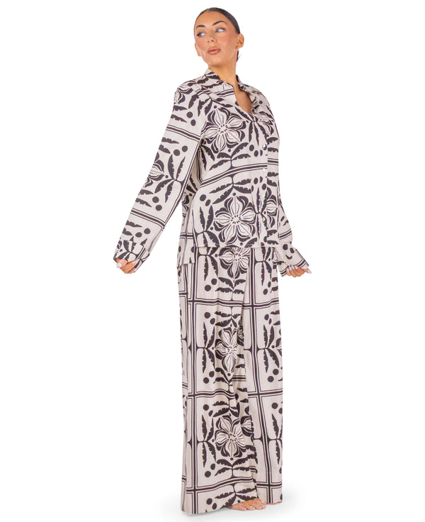 Zoey Set Pattenered Pants