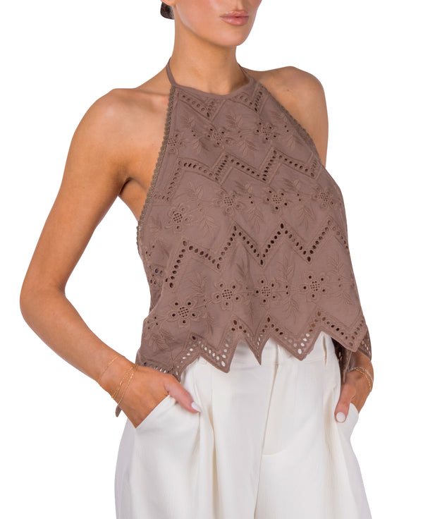 Anna Halter Crop Top