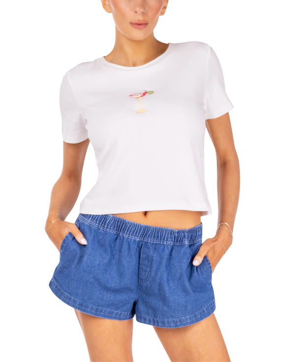 Eliana Denim Mini Shorts