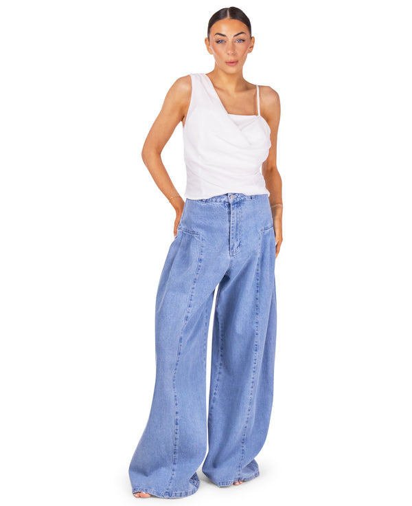 Celeste One-Shoulder Tank Top