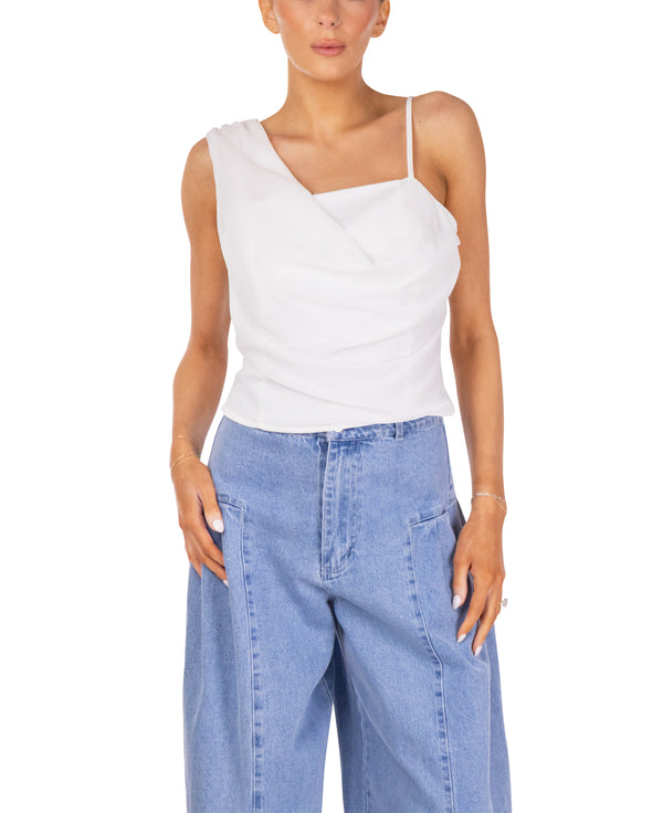 Celeste One-Shoulder Tank Top