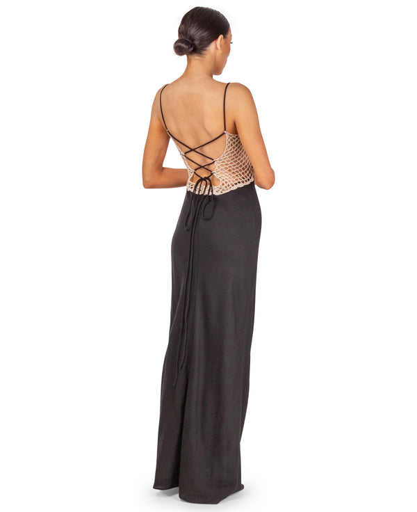 Astrid Crochet Maxi Dress
