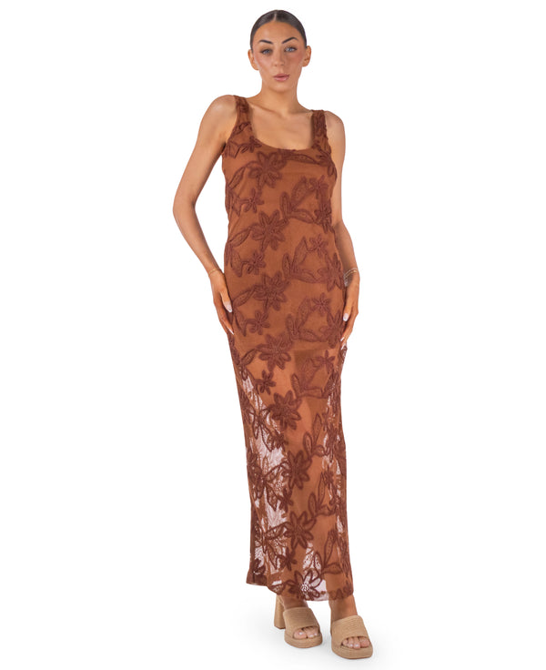 Candace Crochet Maxi Dress