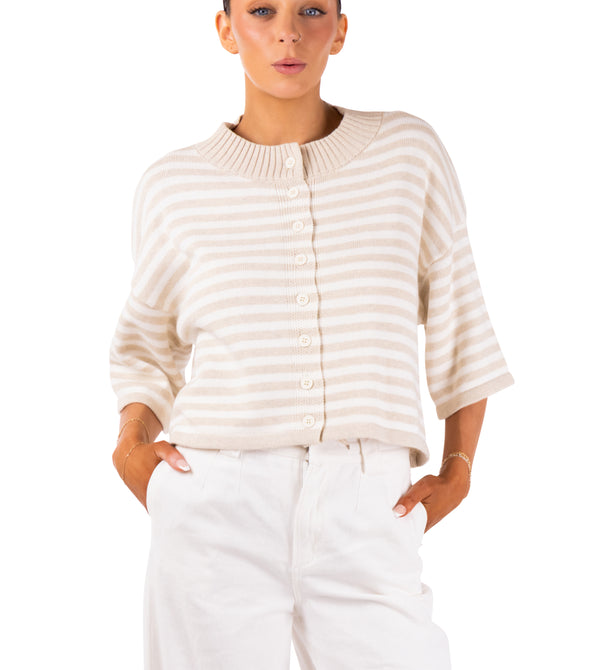 Joslyn Striped Cardigan
