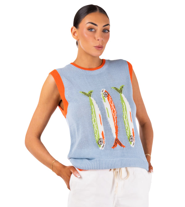 Francesca Graphic Knit Sweater