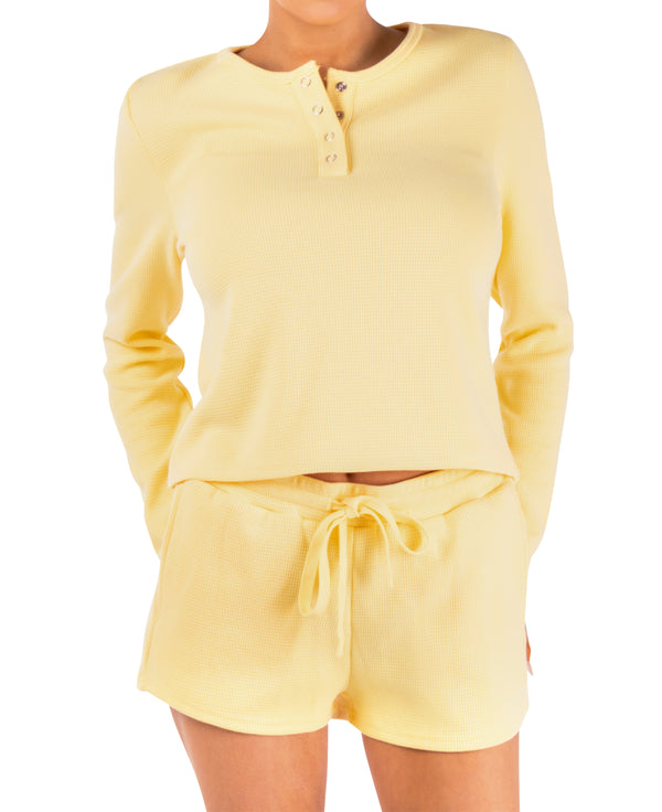 Jada Set Waffle Knit Top