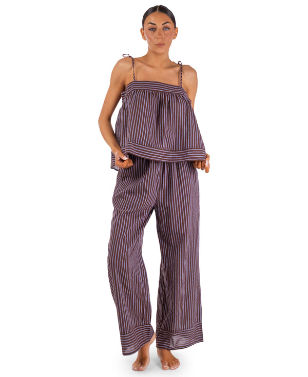 Gabriella Set Striped Cami Top