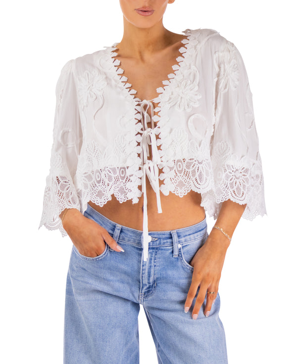 Rosemary Lace Crop Top