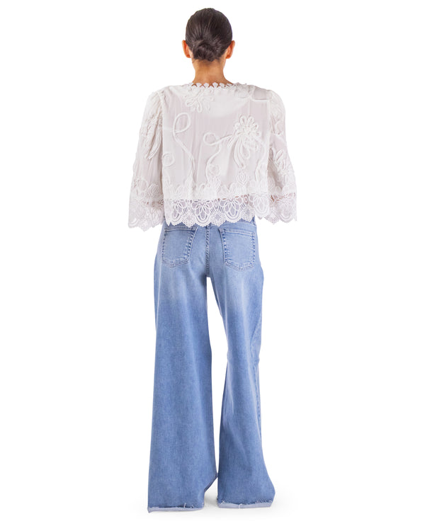 Rosemary Lace Crop Top