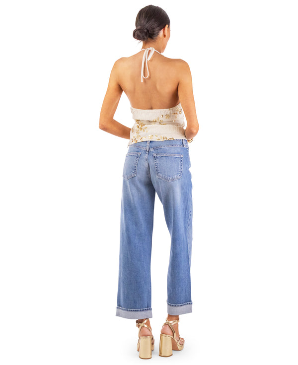 Sabrina Embellished Halter Top