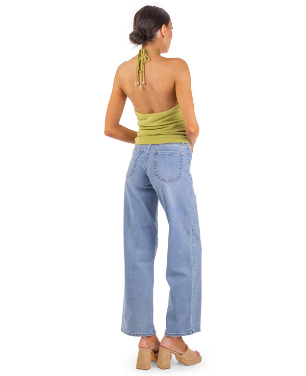 Hannah Beaded Halter Top