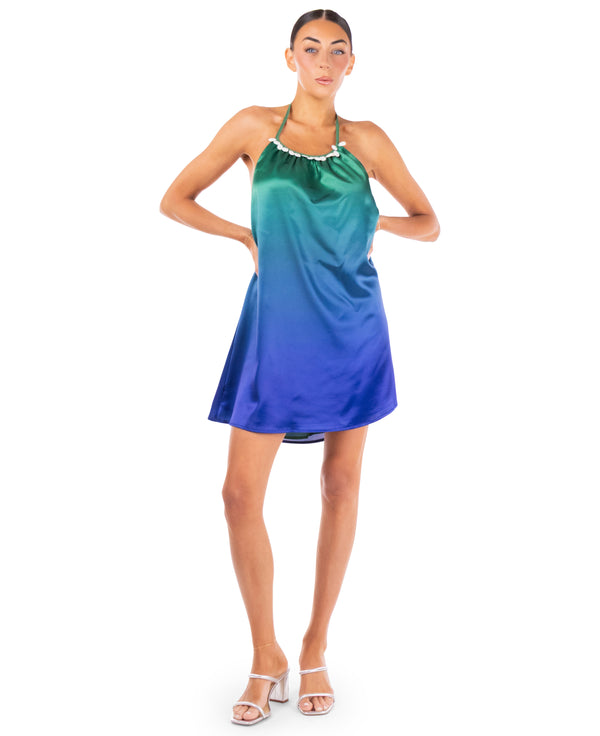 Calliope Satin Mini Dress