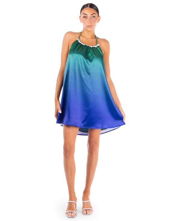 Calliope Satin Mini Dress