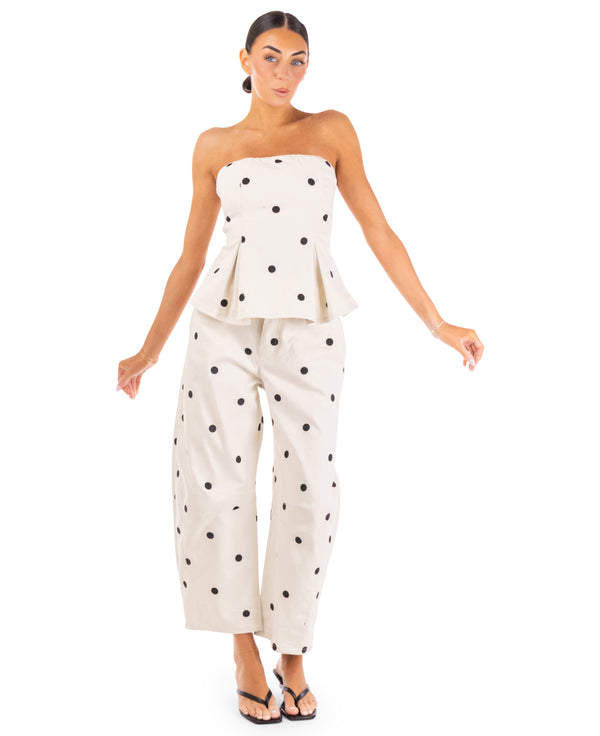 Kinsley Polkadot Tube Top