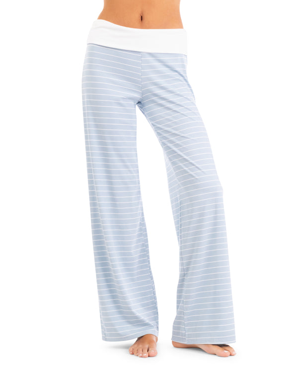 Kaylor Striped Foldover Pants