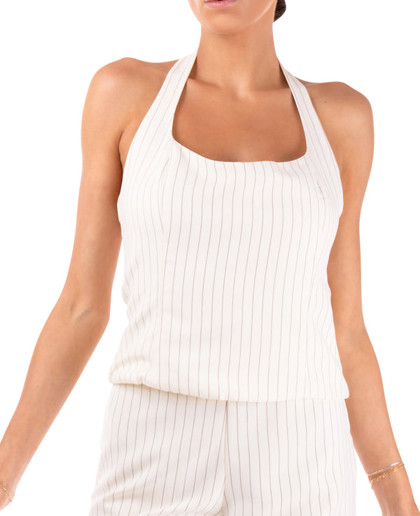 Quinn Striped Halter Top