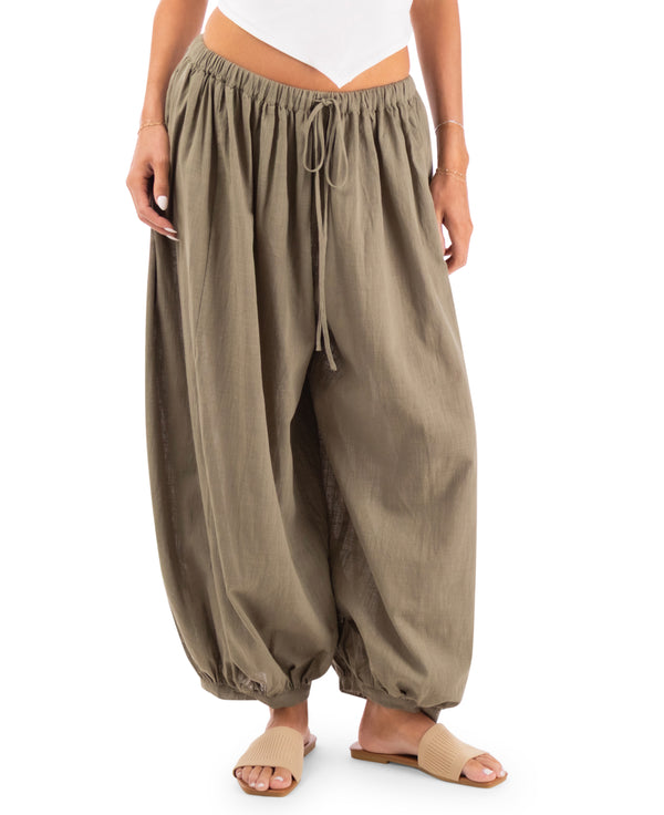Sage Balloon Pants