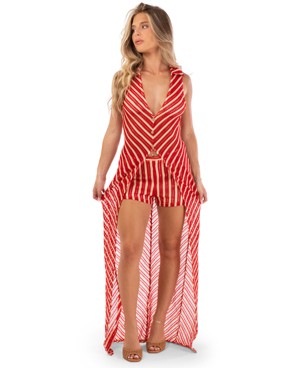 Parker Striped Cardigan