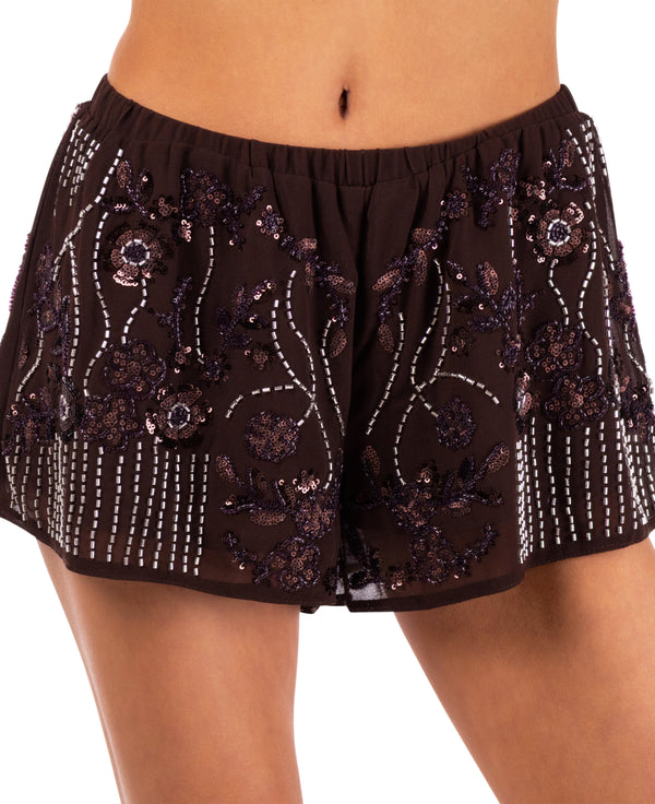 Lily Sequin Mini Shorts