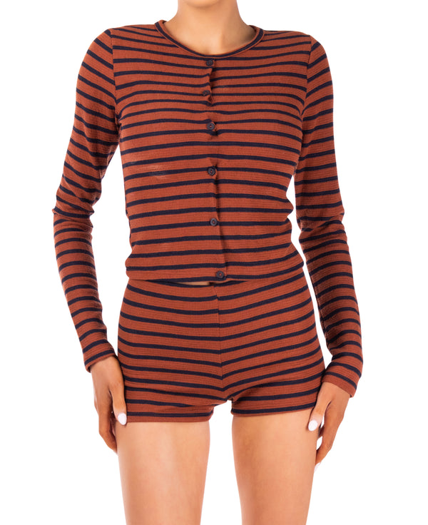 Mia Striped Cardigan