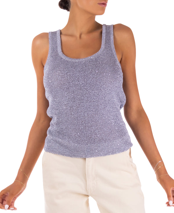 Brooke Shimmer Tank Top