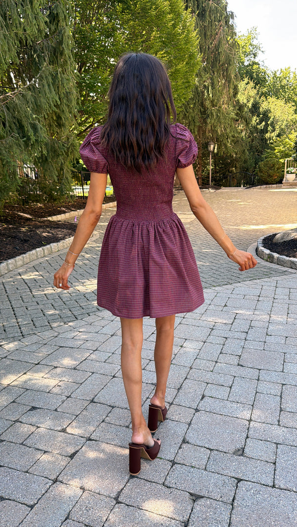 Evelyn Gingham Dress