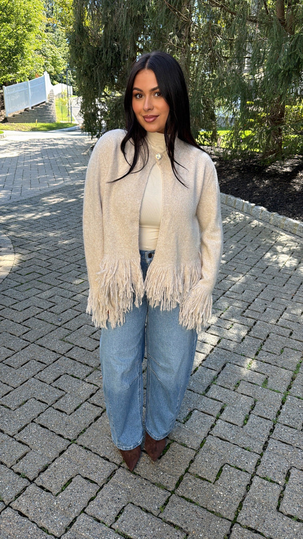 Marilyn Fringe Cardigan