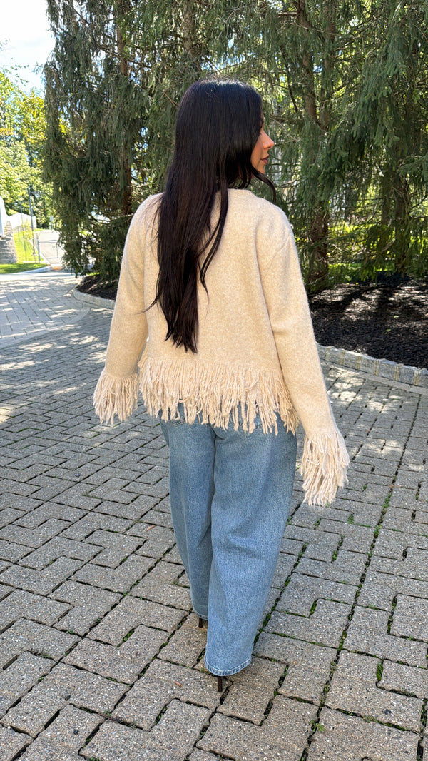 Marilyn Fringe Cardigan