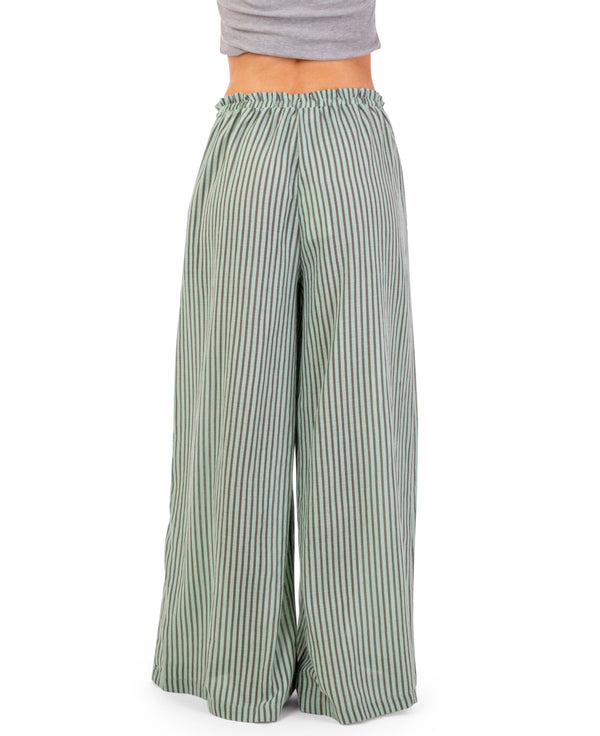 Julianna Striped Wide-Leg Pants