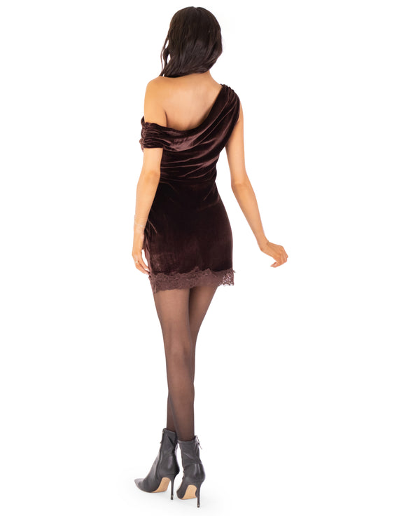Margaret Velvet Mini Dress
