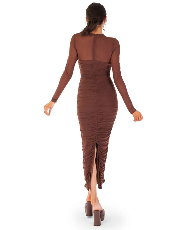Brylee Mesh Midi Dress