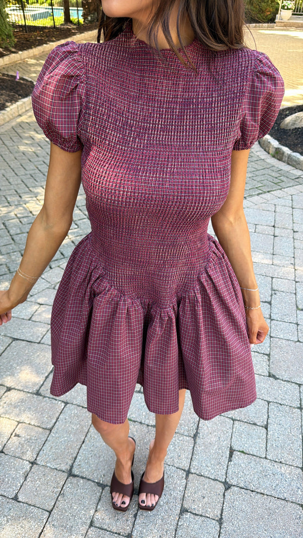 Evelyn Gingham Dress