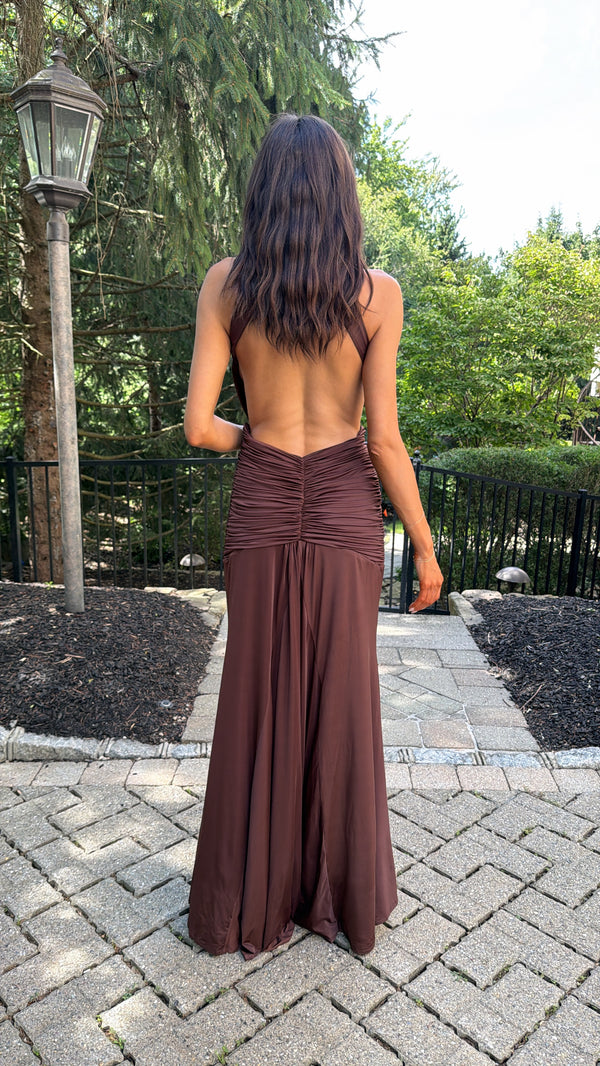 Serena Draped Maxi Dress