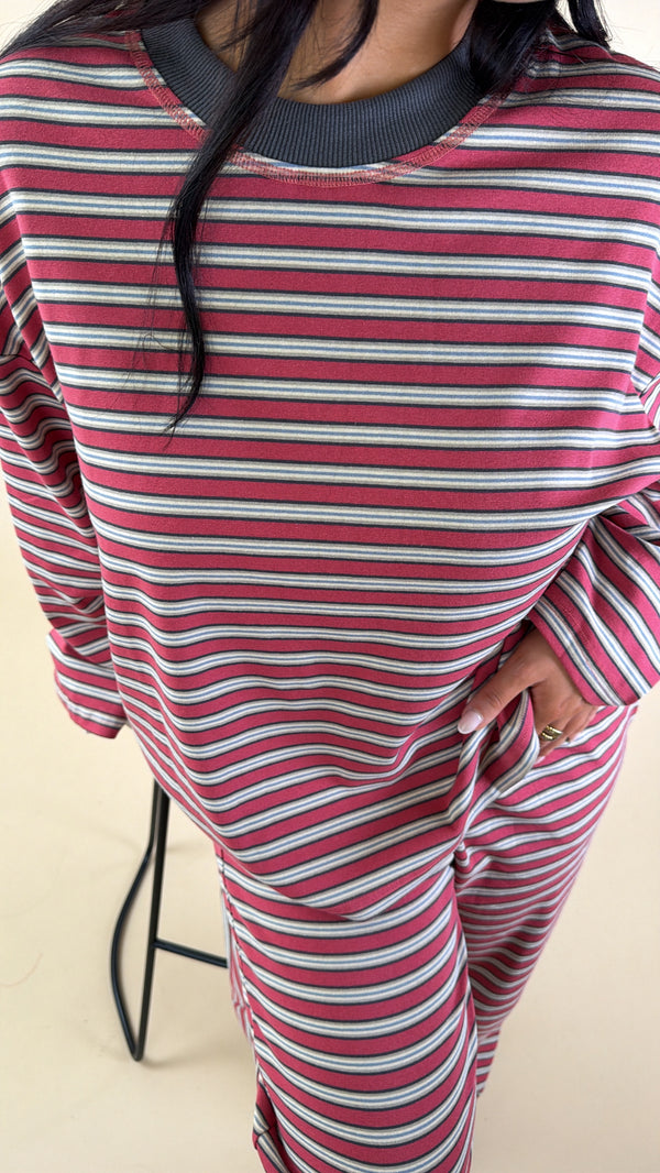 Stevie Striped Sweatshirt