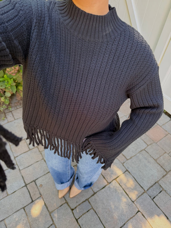 Eileen Fringe Sweater