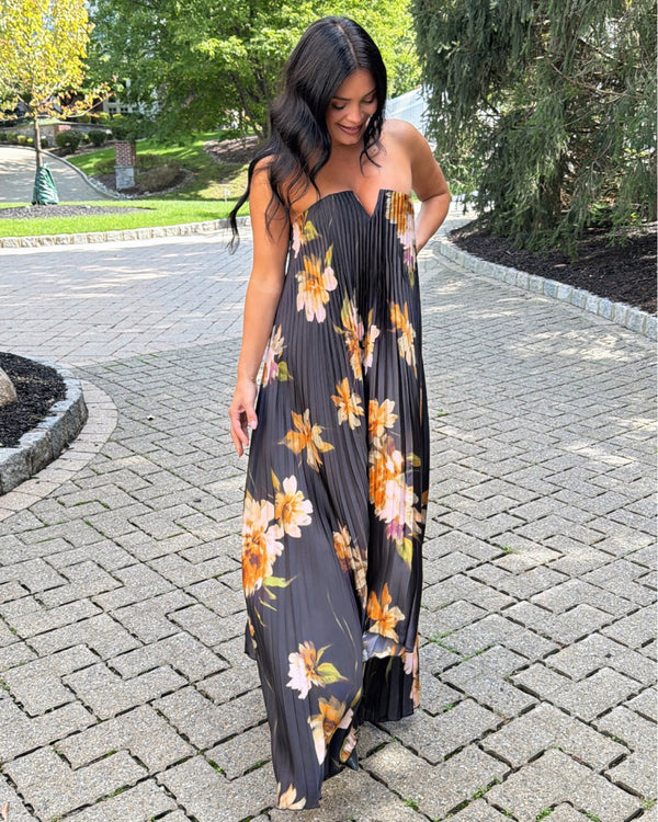 Gwen Pleated Maxi Dress
