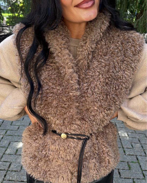 Julieta Faux Fur Vest