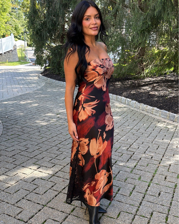 Bianca Strapless Maxi Dress