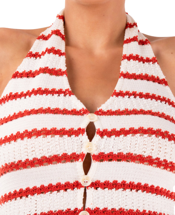 Miriam Crochet Vest Top