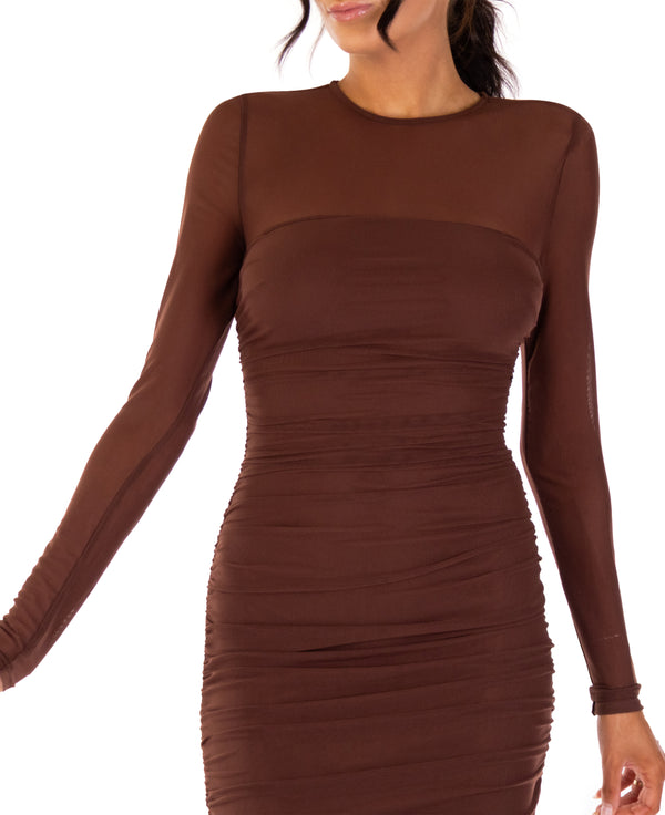 Brylee Mesh Midi Dress