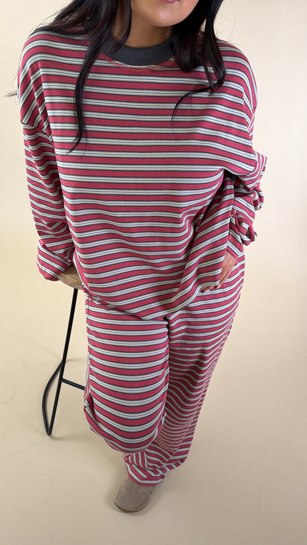 Stevie Striped Sweatshirt