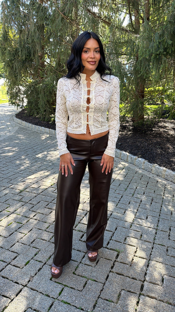 Trinity Military Button Top