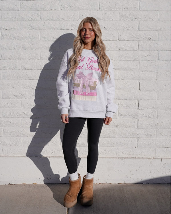 HOT GIRLS READ | CREWNECK