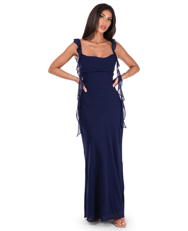 Aila Ruffle Maxi Dress