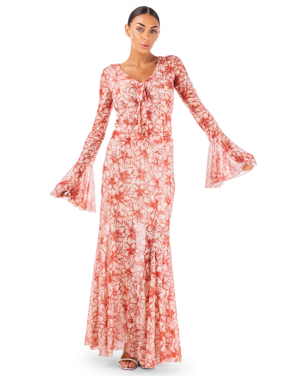 Naomi Floral Maxi Skirt