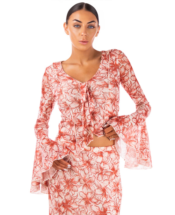 Naomi Floral Top